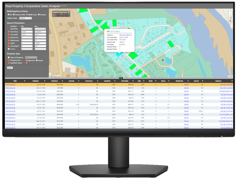 Richland County Comparative Sales Application